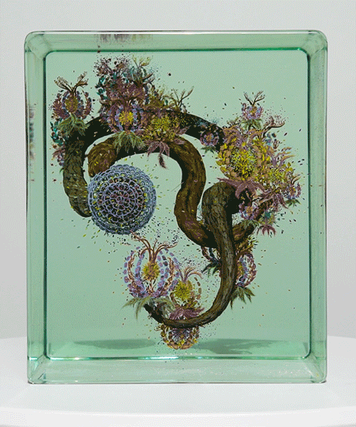 dustin yellin builds stratified glass sculptures for almine rech's tribeca gallery