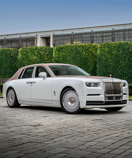 rolls-royce reveals one-of-one phantom dentelle with embroidered interior