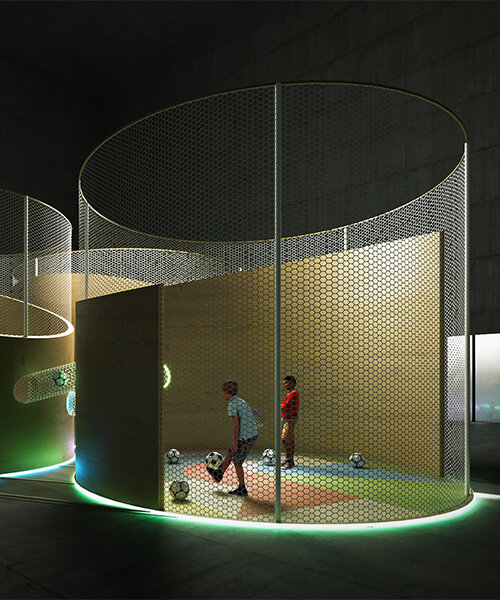 football city, art united transforms manchester's aviva studios into a pitch for creativity