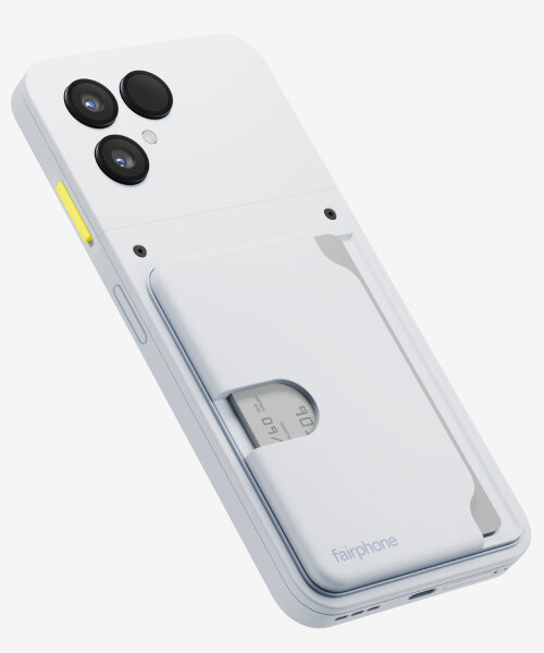 modular fairphone gen 6 has changeable backplates with card holder, lanyard, loop and more