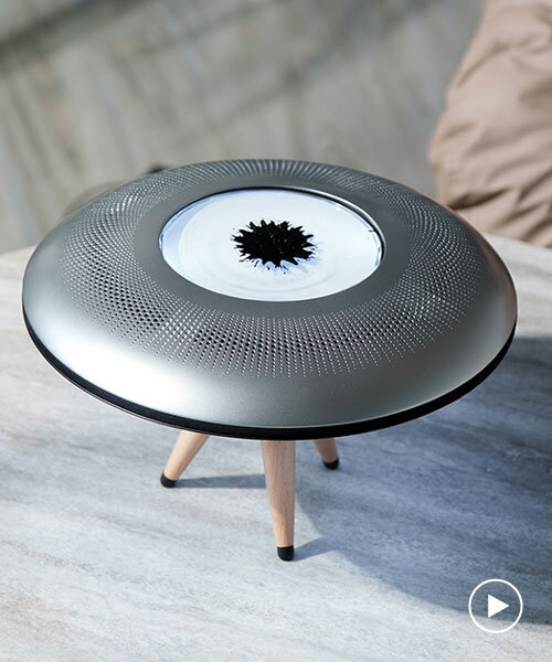 UFaudiO speaker uses ferrofluid to transform music into hypnotic visual performance